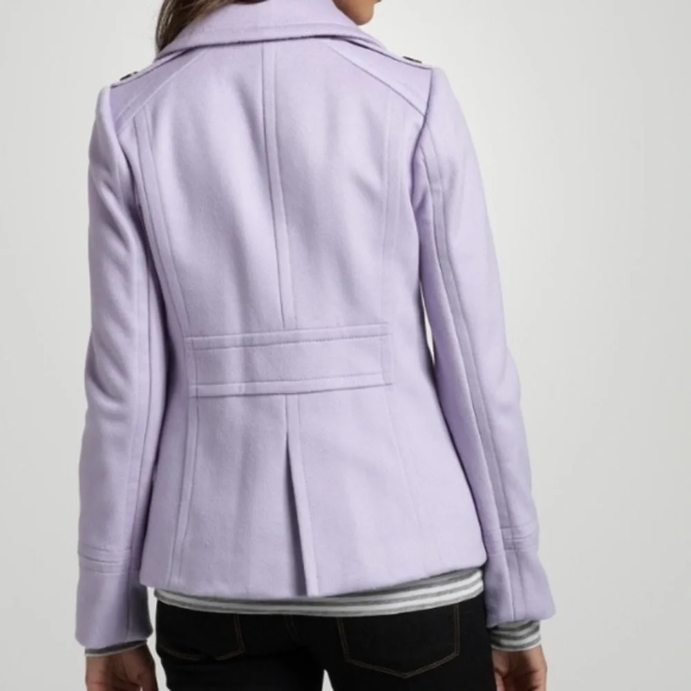 J. Crew Lilac Double-Breasted Pea Coat - Picture 8 of 12